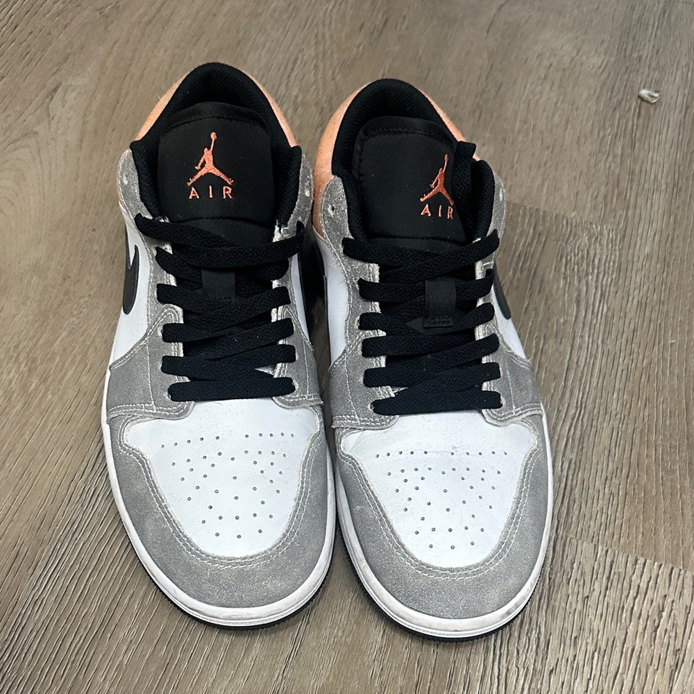 Nike Air Athletic Shoes - White, Gray, Black, Orange